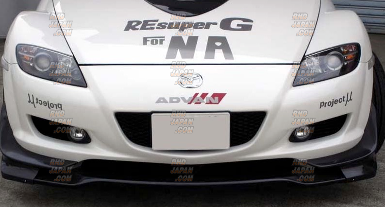 RE-Amemiya Front Lip & Canard Spoiler Carbon Fiber - RX-8 SE3P